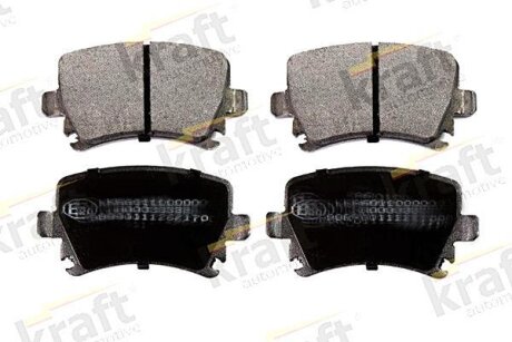 Комплект гальмівних накладок, дискове гальмо KRAFT 6010090