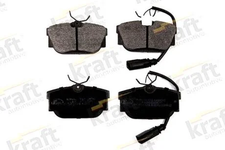 Комплект гальмівних накладок, дискове гальмо KRAFT 6010906