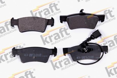 Комплект гальмівних накладок, дискове гальмо KRAFT 6010908