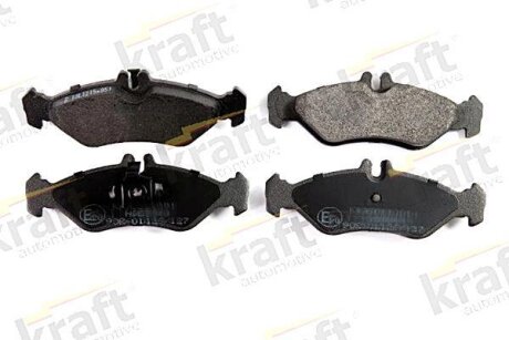 Комплект гальмівних накладок, дискове гальмо KRAFT 6011091
