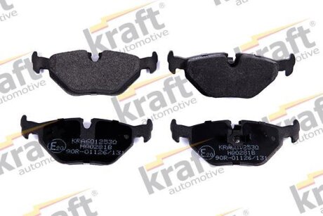 Комплект гальмівних накладок, дискове гальмо KRAFT 6012530