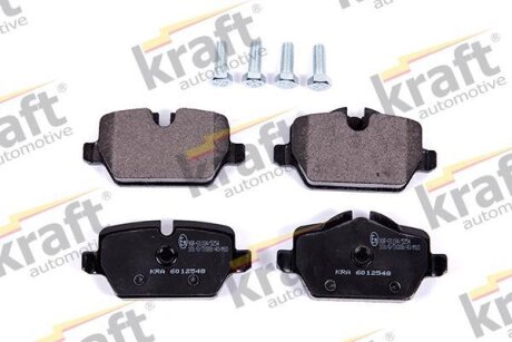 Комплект гальмівних накладок, дискове гальмо KRAFT 6012548