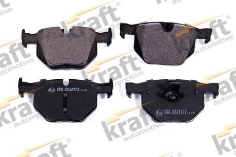 Комплект гальмівних накладок, дискове гальмо KRAFT 6012575