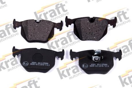 Комплект гальмівних накладок, дискове гальмо KRAFT 6012580