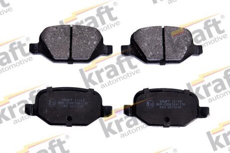 Комплект гальмівних накладок, дискове гальмо KRAFT 6013040