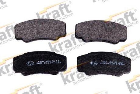 Комплект гальмівних накладок, дискове гальмо KRAFT 6013100