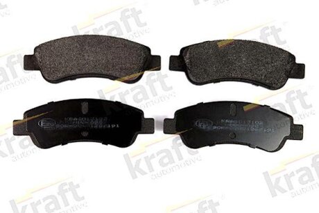 Комплект гальмівних накладок, дискове гальмо KRAFT 6013102