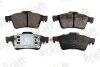 Колодки тормозные дисковые, комплект KRAFT 6015105 (фото 1)
