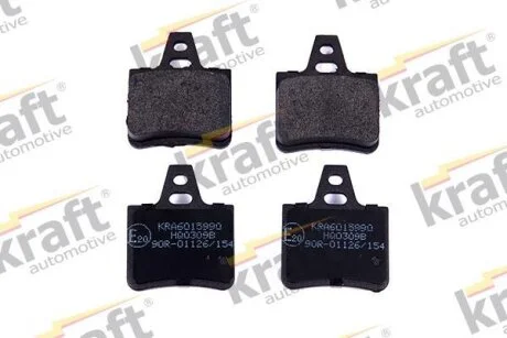 Комплект гальмівних накладок, дискове гальмо KRAFT 6015990