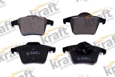 Комплект гальмівних накладок, дискове гальмо KRAFT 6016370