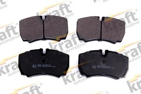 Комплект гальмівних накладок, дискове гальмо KRAFT 6019010