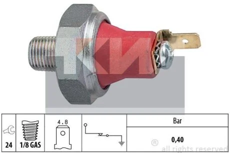 500 173 Датчик тиску масла (аналог EPS 1.800.173 /Facet 7.0173) KW 500173