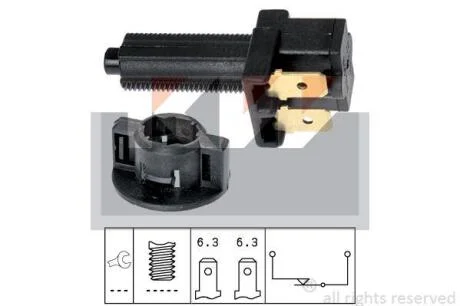 510 041 Датчик педалі гальм/зчеплення (аналог EPS 1.810.041/Facet 7.1041) KW 510041