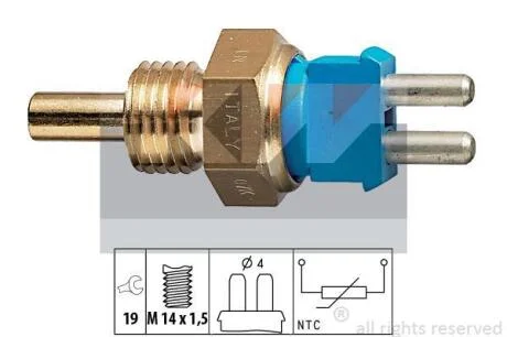 530 139 Датчик температури охолодж. рідини/масла/топлива (аналог EPS 1.830.139/Facet 7.3139) KW 530139