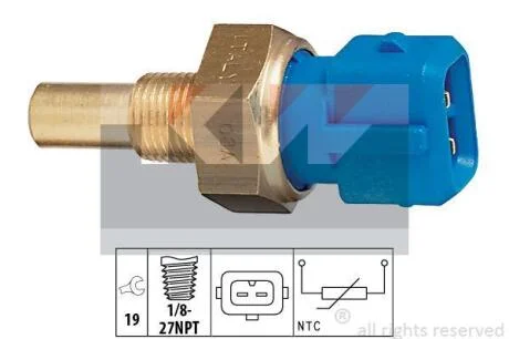 530 156 Датчик температури охолодж. рідини/масла/топлива (аналог EPS 1.830.156 /Facet 7.3156) KW 530156