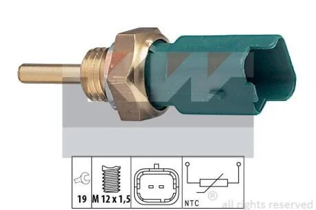530 261 Датчик температури охолодж. рідини/масла/топлива (аналог EPS 1.830.261/Facet 7.3261) KW 530261
