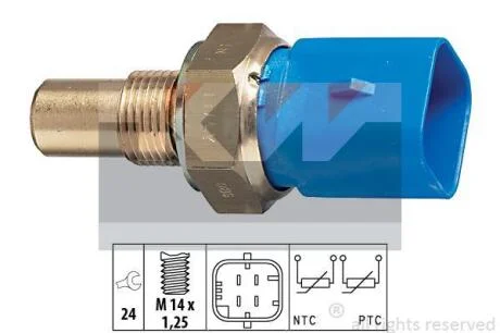 530 320 Датчик температури охолодж. рідини/масла/топлива (аналог EPS 1.830.320/Facet 7.3320) KW 530320