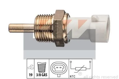 530 335 Датчик температури охолодж. рідини/масла/топлива (аналог EPS 1.830.335 /Facet 7.3335) KW 530335