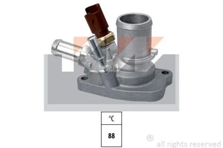 580 672 Термостат (аналог EPS 1.880.672/Facet 7.8672) KW 580672