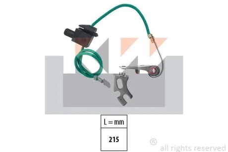 Контактная группа, распределитель зажигания KW 715 122