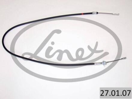 Трос ручного тормоза задний правый LINEX 27.01.07