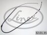 Тросовий привод, стоянкове гальмо LINEX 32.01.35 (фото 1)