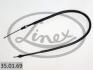 Трос ручного гальма LINEX 35.01.69 (фото 1)