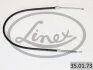 Трос зупиночних гальм LINEX 35.01.73 (фото 1)
