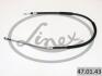 Трос ручного гальма LINEX 47.01.43 (фото 1)