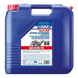 ОЛИВА ТРАНСМIСIЙНА HYPOID-GETRIEBEOIL GL5 85W-90 20Л LIQUI MOLY 1047
