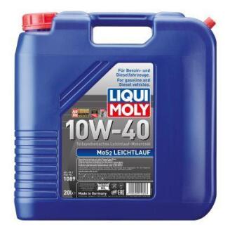 ОЛИВА МОТОРНА MOS2-LEICHTLAUF 10W-40 20Л LIQUI MOLY 1089