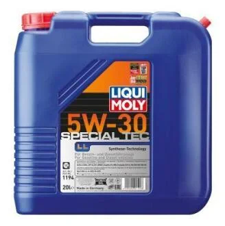 ОЛИВА МОТОРНА SPECIAL TEC LL 5W-30 20Л LIQUI MOLY 1194