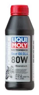 ТРАНСМІСІЙНА МОТООЛИВА MOTORBIKE GEAR OIL GL-4 80W 0,5Л LIQUI MOLY 1617