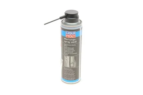 БІЛЕ МАСТИЛО ЩО ВІДШТОВХУЄ БРУД WARTUNG-SPRAY WEISS 0,25Л LIQUI MOLY 3075