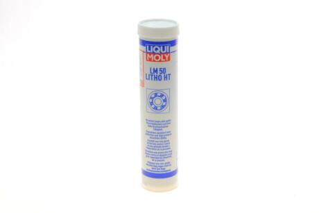 ВИСОКОТЕМПЕРАТУРНЕ МАСТИЛО ДЛЯ ПІДШИПНИКІВ СТУПИЦЬ LM 50 LITHO HT 0,4КГ LIQUI MOLY 3406