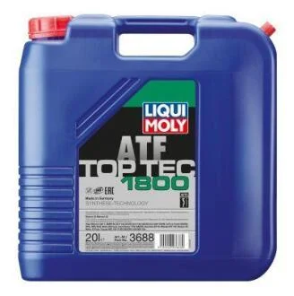 ОЛИВА ДЛЯ АВТОМАТИЧНИХ ТРАНСМІСІЙ TOP TEC ATF 1800 20Л LIQUI MOLY 3688