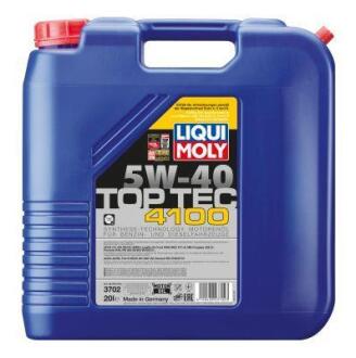 ОЛИВА МОТОРНА TOP TEC 4100 5W-40 20Л LIQUI MOLY 3702