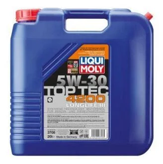 ОЛИВА МОТОРНА TOP TEC 4200 5W-30 NEW GENERATION 20Л LIQUI MOLY 3708