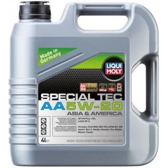 Олива моторна Special TEC AA 5W-20 (Каністра 4л) LIQUI MOLY 7621