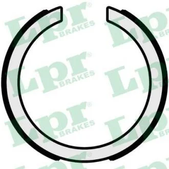 Комплект гальмівних колодок з 4 шт. барабанів LPR 01095