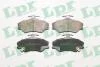 Комплект гальмівних колодок з 4 шт. дисків LPR 05P1009 (фото 1)