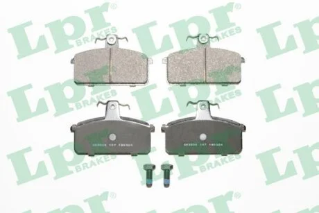 - Гальмівні колодки до дисків LPR 05P107