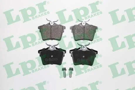 ГАЛЬМІВНІ КОЛОДКИ ЗАДН. CITROEN C5 III, PEUGEOT 407, 607 1.6-3.0D 02.00- LPR 05P1195