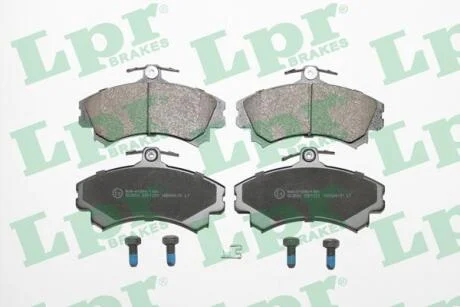 Комплект гальмівних колодок з 4 шт. дисків LPR 05P1221