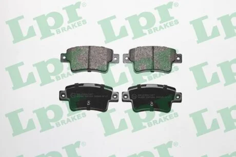 Колодки гальмівні дискові задні FIAT Grande Punto 05-10, Linea 07-18, OPEL Corsa D 06-15 LPR 05P1224