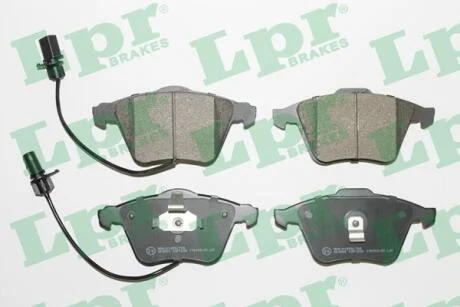 Комплект гальмівних колодок з 4 шт. дисків LPR 05P1230