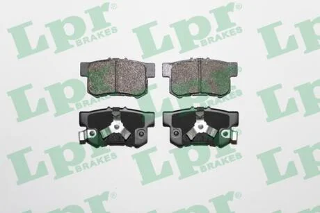 Комплект гальмівних колодок з 4 шт. дисків LPR 05P1404