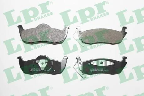 - Гальмівні колодки до дисків (R, S) LPR 05P1405