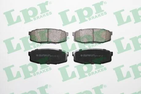 Комплект гальмівних колодок з 4 шт. дисків LPR 05P1419