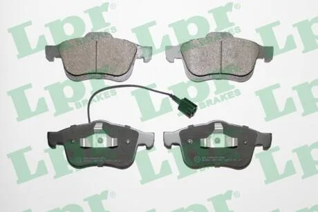Колодки тормозные дисковые передние FIAT DOBLO 09-16, LANCIA DELTA III 08-14, OPEL COMBO 11-18 LPR 05P1494